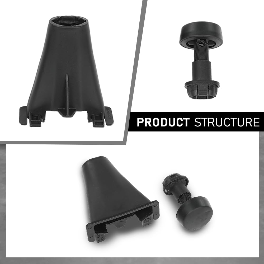 G-PLUS Hood Stop Rubber Cushion Bumper Holder, Compatible with Ford Escape 2013-2019, Fit Ford C-Max 2013-2018 AM5Z-16758-A, CV6Z-16758-A, AM5Z16758A, CV6Z16758A