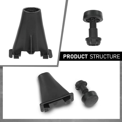 G-PLUS Hood Stop Rubber Cushion Bumper Holder, Compatible with Ford Escape 2013-2019, Fit Ford C-Max 2013-2018 AM5Z-16758-A, CV6Z-16758-A, AM5Z16758A, CV6Z16758A