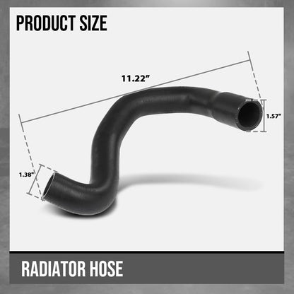 G-PLUS Lower Radiator Hose Compatible with Massey Ferguson GC2300 GC2310 GC2400 GC2410 Tractors 4264879M1, 6259100M1 Black