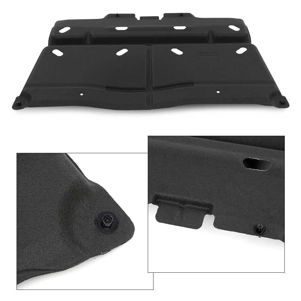 G-PLUS Splash Panel Shield Under Diaper w/Mounting Screw Compatible with 2015-2020 Ford F150 with Gasoline Engine/Not Fit Raptor Model/Not Fit 3.0L Diesel ML3Z-7222-D