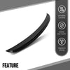 G-PLUS Rear Trunk Spoiler Wing Compatible with BMW 5-Series E60 Sedan 2004-2010 Fit BMW 525i 535i 550i M5 2004-2010 Not Fit E61 Touring Model Glossy Black