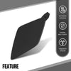G-PLUS Front Right Bumper Tow Hook Cover Compatible with Volvo XC60 2018 2019 2020 2021 39846406 Glossy Black