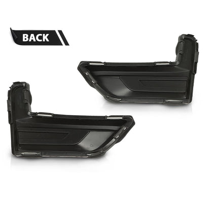 G-PLUS Fog Light Covers Bezels Driver and Passenger Side Compatible with Nissan Rogue S 2017-2020 622566FL0A 622576FL0A NI1039148 NI1038148