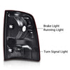 G-PLUS Tail Lights w/o Bulbs, Fit Dodge Ram 1500 2500 3500 2009-2010/Fit Ram 1500 2500 3500 2011-2018(Not Fit 2013-2018 w/Factory LED Tail Lights) Left&Right Luces Traseras Rear Brake Lamps Assembly