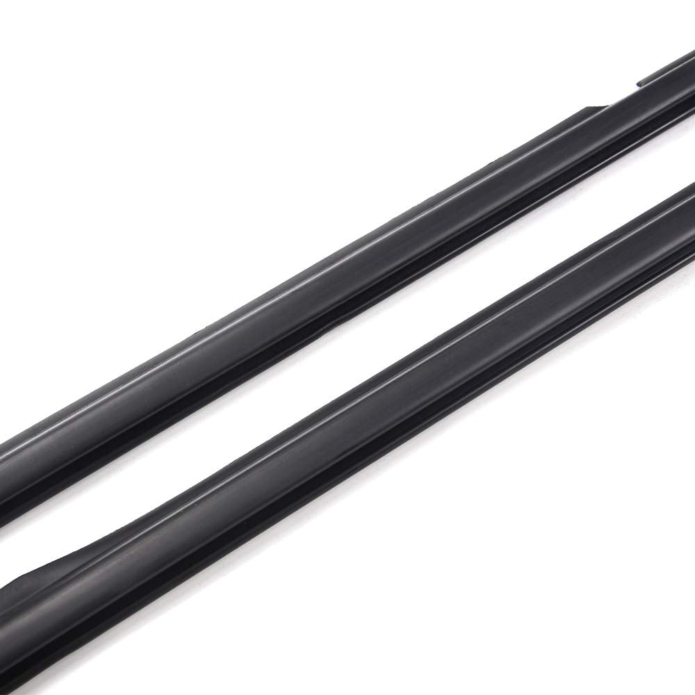 Weatherstrip Door Window Moulding Trim Seal Belt Compatible with Toyota Corolla CE/LE/S/XLE/XRS/Base Sedan 4-Door 2009-2012 Weatherproof Black Outside Trim Seal Belta