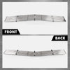 G-PLUS Upper Chrome Billet Grille Grill Insert Compatible with Chevy Blazer 1991-1994 / Chevy S10 1991-1993 Phantom Grille C85232A Silver