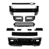 G-PLUS Front Rear Bumper Cover Guard Skid Lip Kit Compatible with Rover Defender 90 110 130 2020 2021 2022 2023 2024, Black