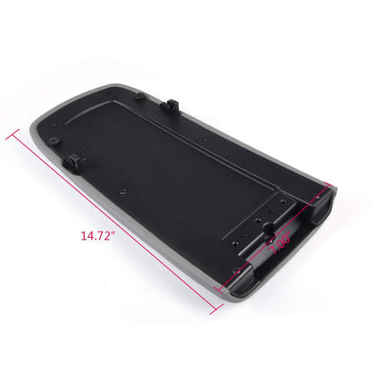 G-PLUS Center Console Lid Cover Compatible with 1997-2001 Explorer Mountaineer 2001-2002 Sport Trac Light Grey