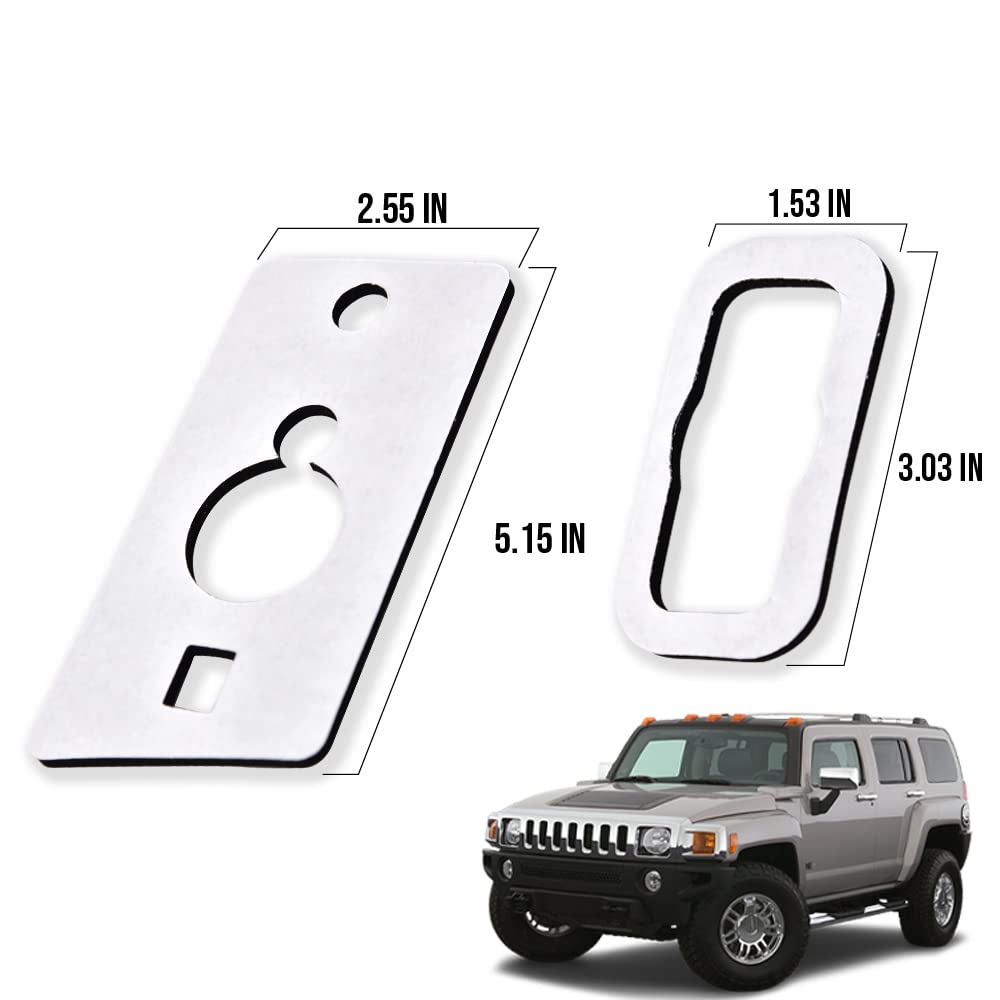 G-PLUS Roof Cab Light Running Lamp Anti-Leak Seal Gaskets 10PCs Compatible with 2003-2009 Hummer H2/2005-2009 Hummer H2 SUT