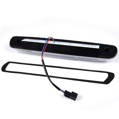 G-PLUS LED Third 3rd Brake Cargo Light Compatible With Chevy Silverado/GMC Sierra 1500 2500HD 3500HD 2007-2013 Rear High Mount Stop Lamp Tail Light (Black Housing)