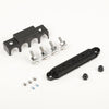 G-PLUS 4 Post Power Distribution Block Bus Bar with Cover, Busbar Power Battery Terminal Distribution Block 5/16" Posts 12V 250A, 4 Post Busbar Power Distribution Block Black