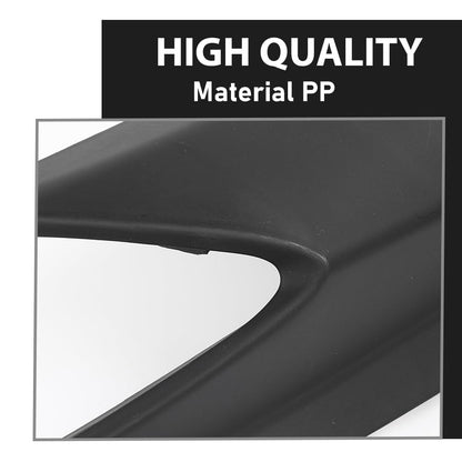 G-PLUS Lower Valance Rear Driver Side Cover Bumper End Compatible with LX RX350 (submodel: Base, F Sport) 2016-2019, Fit LX RX350L Base 2018-2019 521780E010, LX1195106 Black Plastic