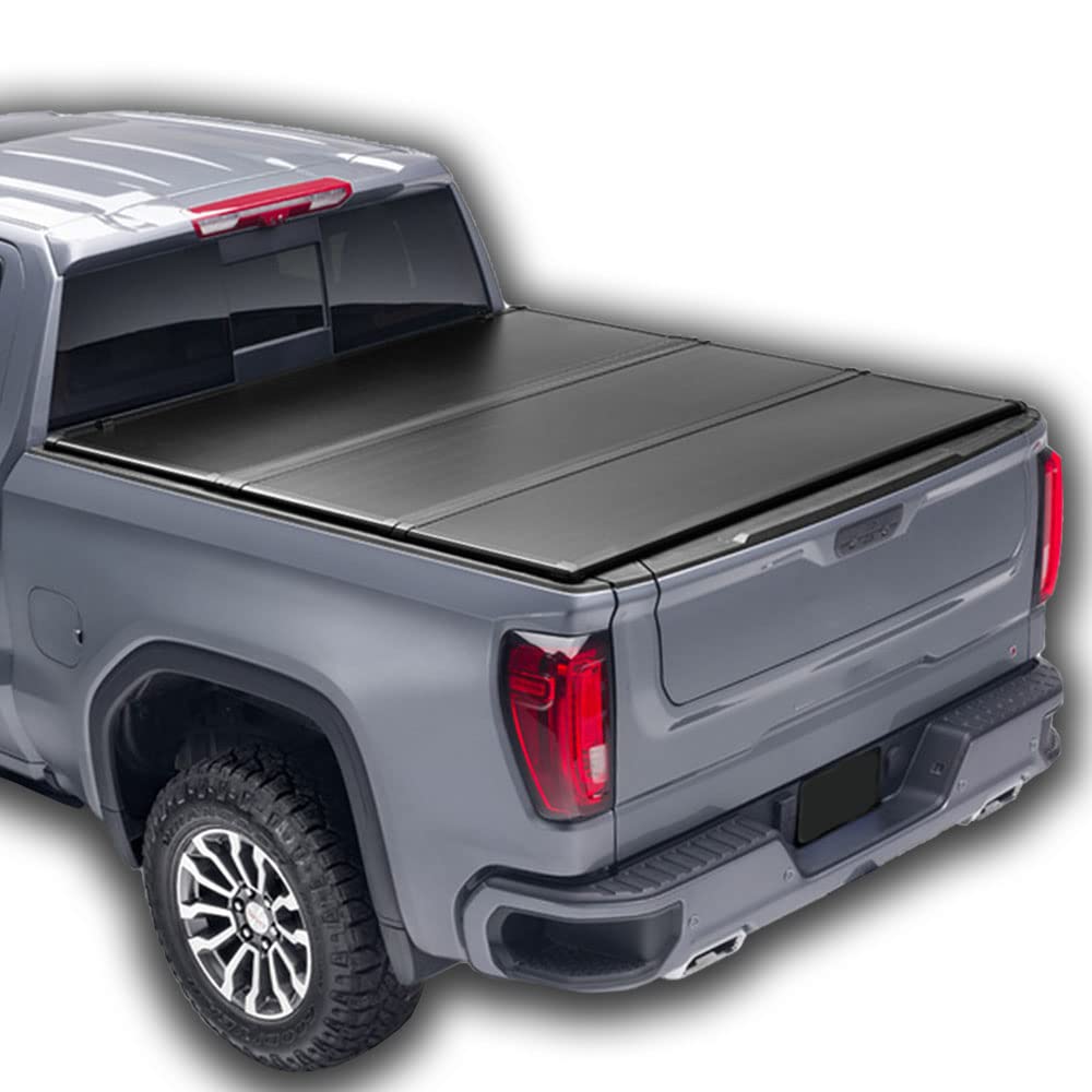 G-PLUS T3 Tri-Fold Hard Lock 6.5Ft Truck Tonneau Cover Replacement for Toyota Tundra 2007-2013 | 6'5" Standard Short Bed