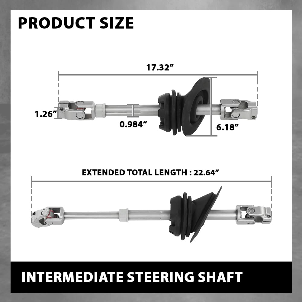 G-PLUS Intermediate Steering Shaft Compatible with Audi A4/ Audi A4 Quattro 2009-2015,Fit Audi A5 2010-2014,Fit Audi A5 Quattro 2008-2017 8K1419753H