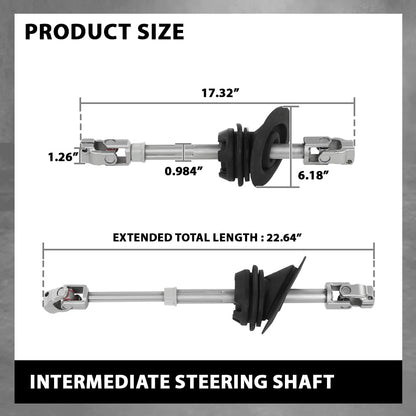 G-PLUS Intermediate Steering Shaft Compatible with Audi A4/ Audi A4 Quattro 2009-2015,Fit Audi A5 2010-2014,Fit Audi A5 Quattro 2008-2017 8K1419753H