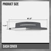 G-PLUS TPE Dash Cover Dashboard Panel Compatible with Chevy & GMC C1500 C2500 C3500 K1500 K2500 K3500 Suburban Yukon 1989-1994 Instrument Panel Cover Gray