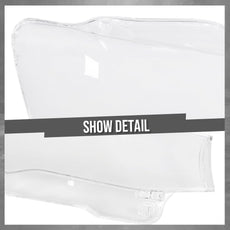G-PLUS Headlight Lens Cover for BMW X3 F25 2014-2017 Pair Clear Additional Angle