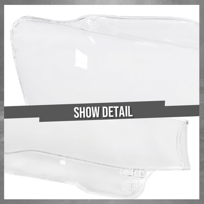 G-PLUS Headlight Lens Cover Compatible with BMW X3 F25 2014-2017 Left & Right Pair Front Headlamp Lens Cover Clear