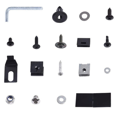 G-PLUS Universal Fender Flares Screw/Bolt Hardware Kit Compatible With Chevy Universal Pocket/Rivet Style,Stainless Steel Front Rear Fender Hardware Kit