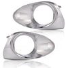 G-PLUS Fog Light Lamp Bezel Compatible with 2013-2015 RX350/RX450h Base Model Left Driver Right Passenger Side Fog Light Trim Bezel Bumper 814810E110 814820E110 LX1038105 LX1039105