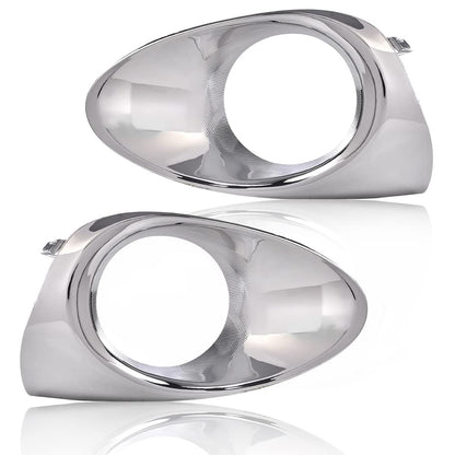 G-PLUS Fog Light Lamp Bezel Compatible with 2013-2015 RX350/RX450h Base Model Left Driver Right Passenger Side Fog Light Trim Bezel Bumper 814810E110 814820E110 LX1038105 LX1039105