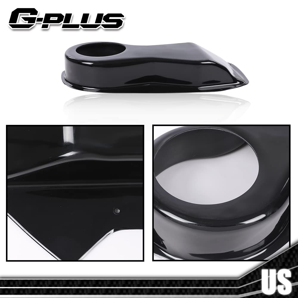 G-PLUS Plastic Delete Heater Box NON AC CAR Compatible with 1982-1992 Chevy Camaro Pontiac Firebird Black