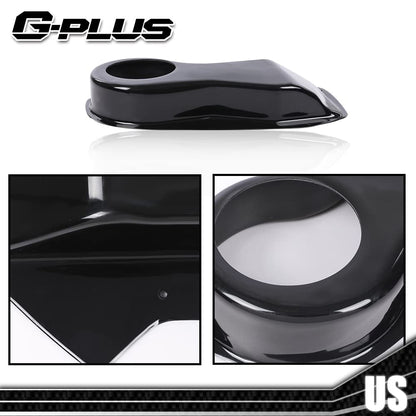 G-PLUS Plastic Delete Heater Box NON AC CAR Compatible with 1982-1992 Chevy Camaro Pontiac Firebird Black