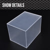 G-PLUS Mini Helmet Display Case Acrylic Football Baseball Helmet Cases Sports Souvenirs and Collectibles Box Clear