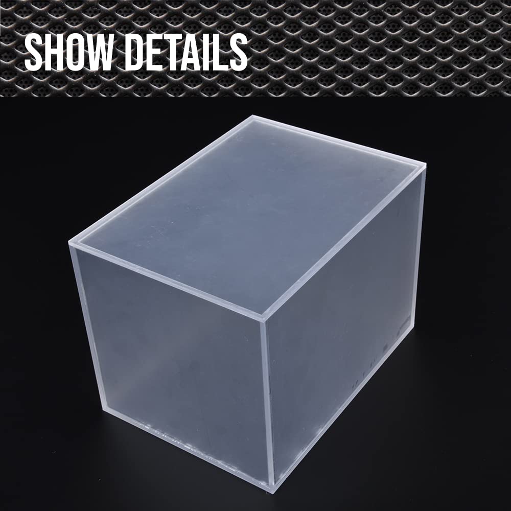 G-PLUS Mini Helmet Display Case Acrylic Football Baseball Helmet Cases Sports Souvenirs and Collectibles Box Clear