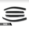 G-PLUS in-Channel Auto Vent Window Visor 4pcs Compatible with Toyota Tacoma Double Cab 2005-2015 Not Fit Access Cab in-Channel Rain Guards Smoke