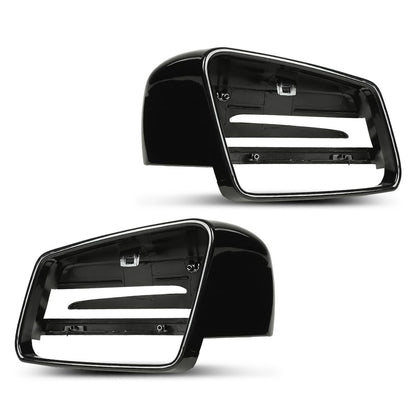 G-PLUS Mirror Cover Caps Housing Compatible with Benz S-Class W221 2011-2013/Fit Benz C-Class W204 2011-2014/Fit Benz CLS C218 2014-2018/Fit Benz GLA X156 2014-2020 A2128100164, A2128100264