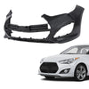G-PLUS Bumper Cover Fascia Compatible with Hyundai Veloster 2013 2014 2015 2016 2017 Black Front Primed Bumper Cover 865112V500 HY1000194