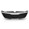G-PLUS Front Bumper Upper Grille Grill W/Chrome Trim, Compatible with Kia Sorento 2014-2015, KI1200155, KI1200155C, 863501U500, KI1200155D