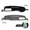 G-PLUS TPE Molded Dashboard Dash Cover Compatible with 2007-2014 Chevy Silverado Avalanche Suburban Tahoe/GMC Sierra Yukon (Gray)