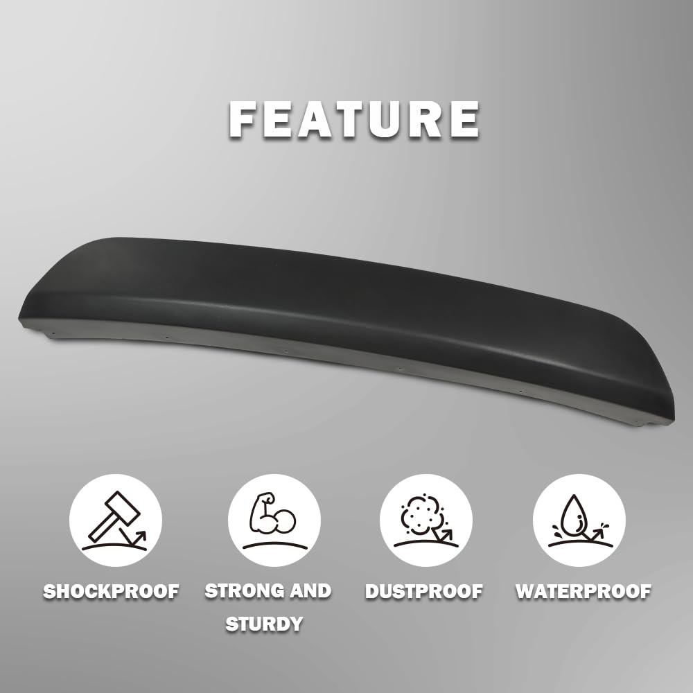 G-PLUS New Front Bumper Face Bar Trim Molding Step Pad Compatible with Dodge Charger 2015-2022 68225517AA, CH1044124 Black Textured