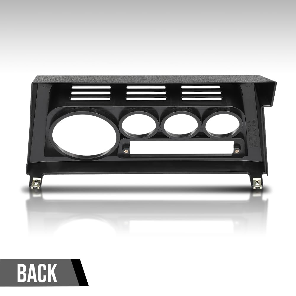 G-PLUS Dashboard Instrument Cover Trim Panel Compatible with Land Rover Defender MTC5459 Black