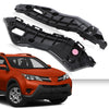 G-PLUS Front Bumper Support Spacer Retainer Brackets RH&LH Compatible with 2013-2015 Toyota RAV4 525350R030, 525360R030, TO1033116, TO1032116 Front 2-Pcs