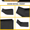 G-PLUS 3PCS Cargo Liner,Compatible with 2020-2025 Tesla Model Y 5 Seat (NOT Fit 7 Seat),1st & 2nd Row 3PCS,TPE Black Full Cover Protection Floor Liner Mats,All Weather Interior Accessories