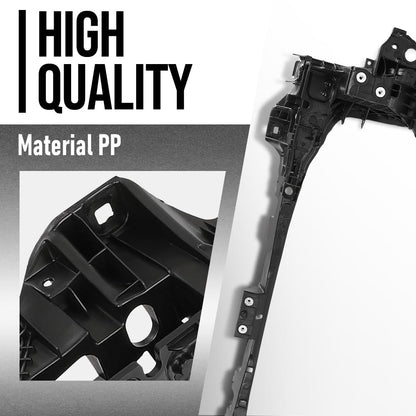 G-PLUS Radiator Core Support Front Frame Panel Compatible with Porsche Cayenne 2019 2020 2021 2022 2023 9Y0805594R, 9Y0 805 594 R Black