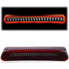 G-PLUS Rear LED Third Brake Light for Ford F150 2004-2008 Red Housing Clear Lens