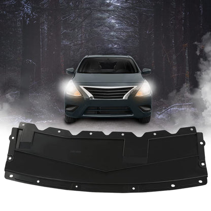 G-PLUS Front Engine Splash Shield Compatible with Nissan 2015-2017 Versa 1.6 SL/ 2015-2018 Versa (submodel: 1.6 S, 1.6 S Plus, 1.6 SV)/ 2019 Versa (submodel: S, S Plus, SV) 626609KM0A, NI1228148