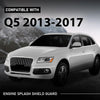G-PLUS Rear Lower Under Engine Splash Shield Guard Cover Compatible with 2013-2016 Audi A4,Fit 2013-2017 Audi Q5 8K1863822S, 8K2863822M