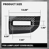 G-PLUS Front Fog Light Lamp Cover Left and Right Pair Compatible with Land Rover Defender 90 110 130 2020-2023