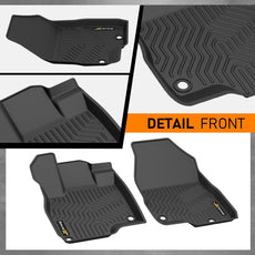 G-PLUS Floor Mats for Acura RDX 2019-2025 TPE All Weather Custom Fit Black Product Image