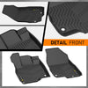 G-PLUS Floor Mats Compatible with Acura RDX 2019 2020 2021 2022 2023 2024 2025,All Weather Protection TPE Floor Liners 1st & 2nd Row Full Set Black