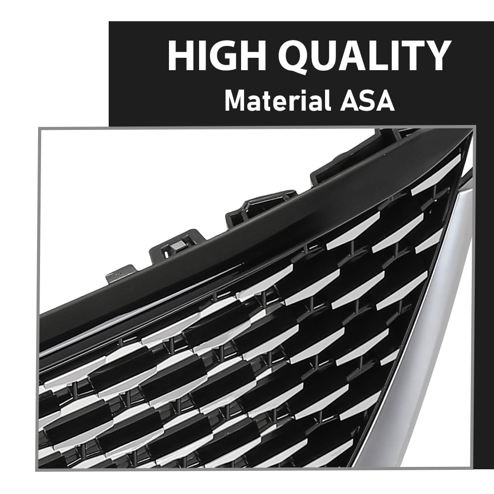 G-PLUS Front Bumper Grill Grille Compatible with Cadillac CT5 Luxury 2020-2023 84934970 Chrome Black