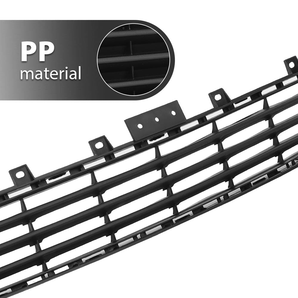G-PLUS Front Bumper Lower Grille Compatible with Infiniti Q50 2014-2017 Matte Black Grill IN1036102 622544HB0A