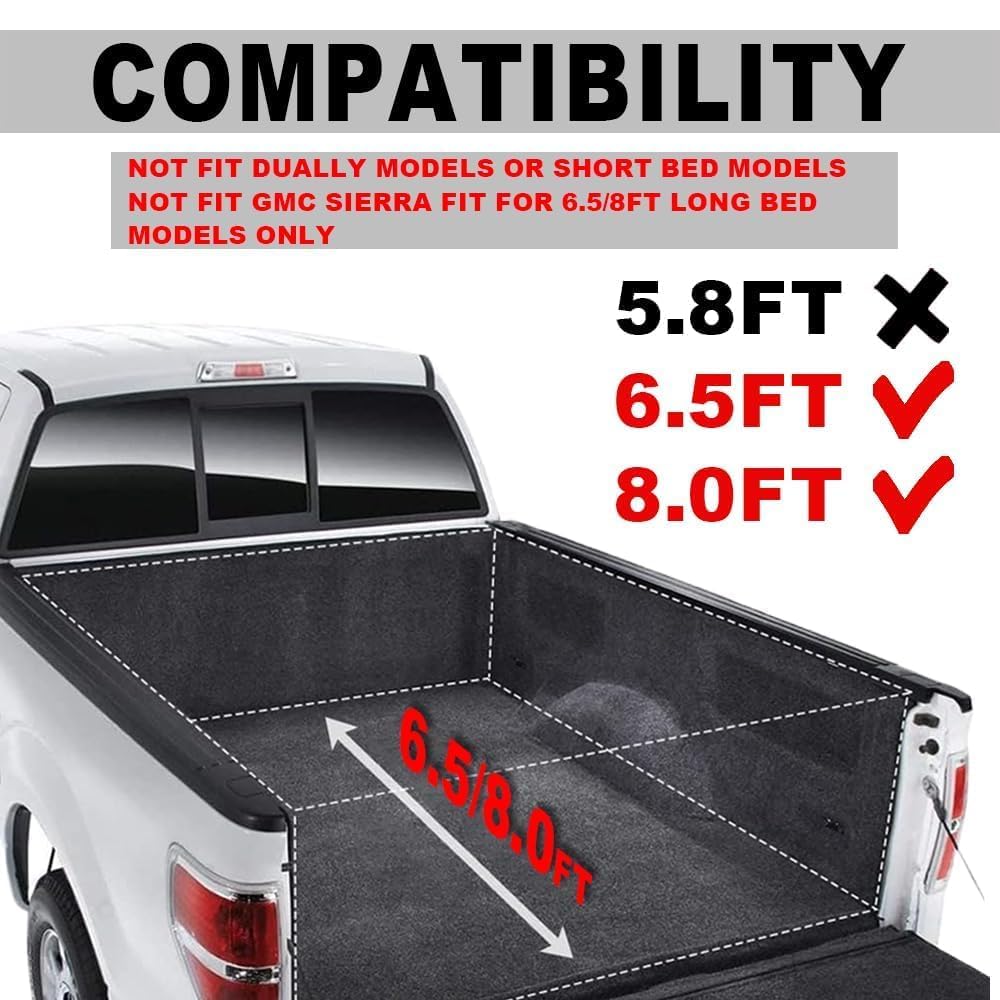 G-PLUS Fender Flares Compatible with Chevy Silverado 1500 2014-2018/Fit Chevy Silverado 2500 3500HD 2015-2019 NOT fit GMC Sierra NOT Fit Dually model