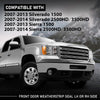 G-PLUS Front Door Weatherstrip Seal LH or RH Side Compatible with Chevy Silverado 1500 2007-2013,Fit Chevy Silverado 2500HD 3500HD 2007-2014,Fit GMC Sierra 1500 2500HD 3500HD 2007-2014