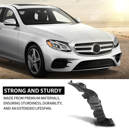 G-PLUS Front Right Fender Liner Inner Assembly, Compatible with Benz E350 2014/ E400 2015-2017/ E550 Base 2014-2017, Passenger Side, MB1249176, 2076902530